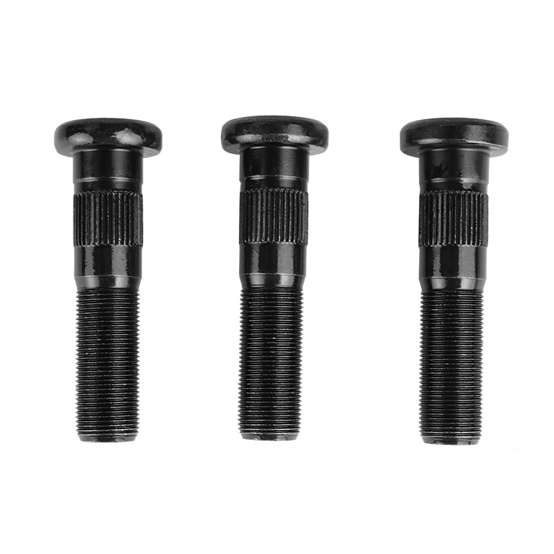 Round head knurled hub bolts