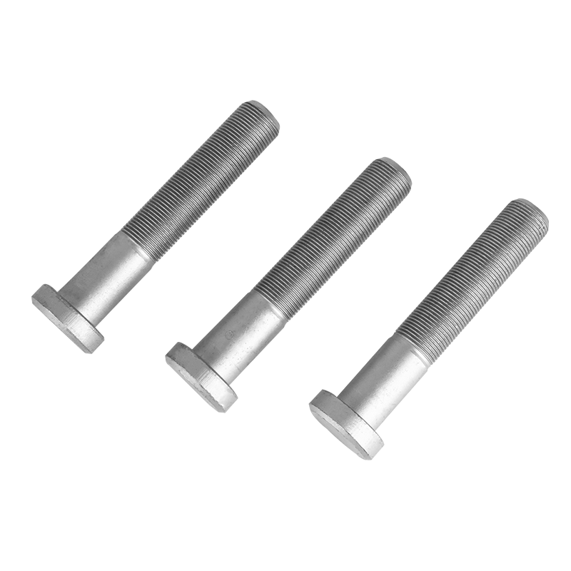 Round head knurled hub bolts